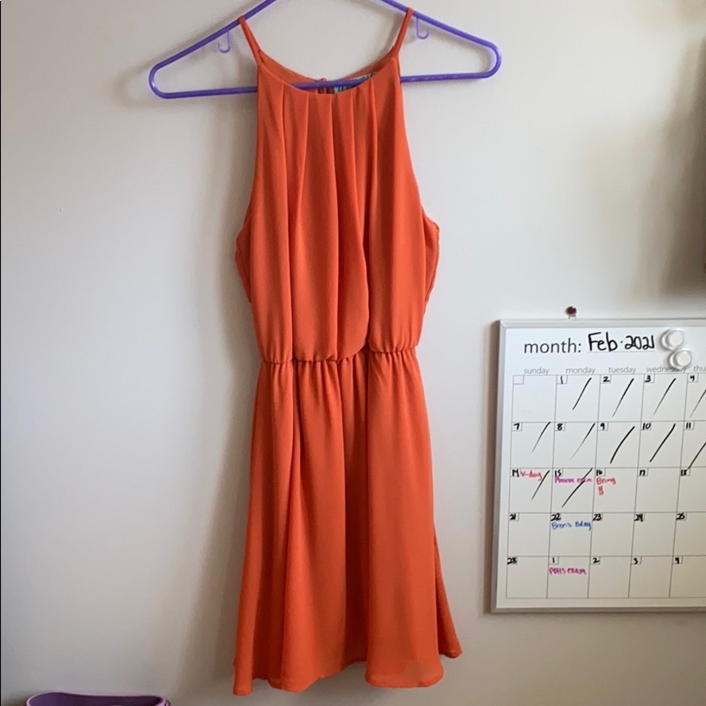 Orange dress